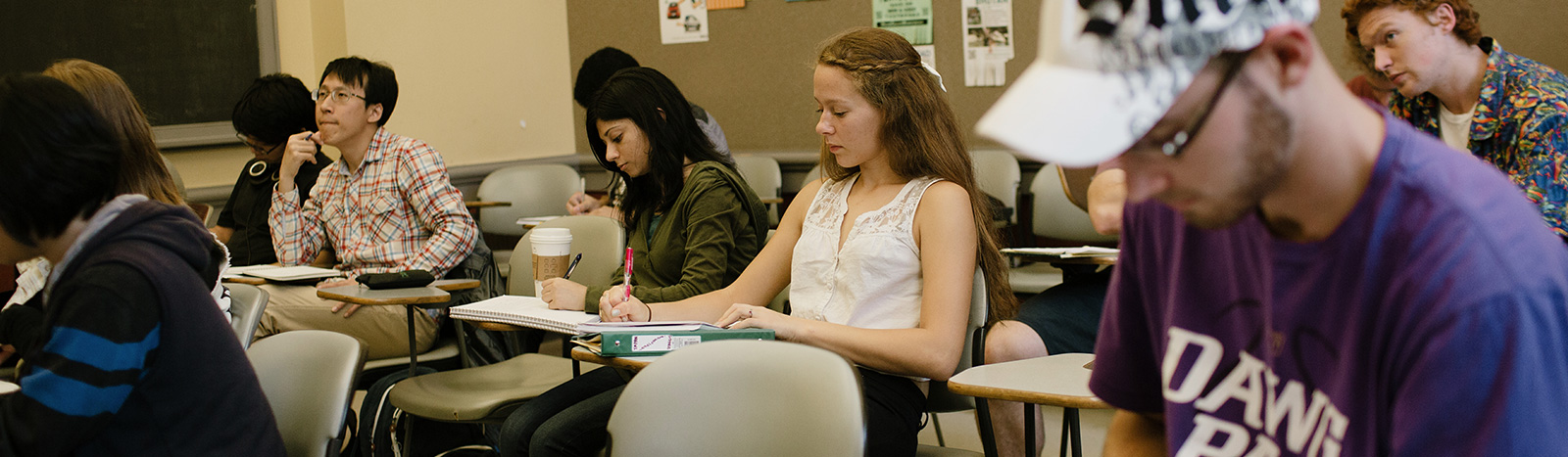 Undergraduates in class